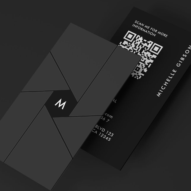 Kamera, Mörk Grått Black Shutter Lens inledande Visitkort (Camera Dark Grey Black Shutter Lens initial Business Card
)