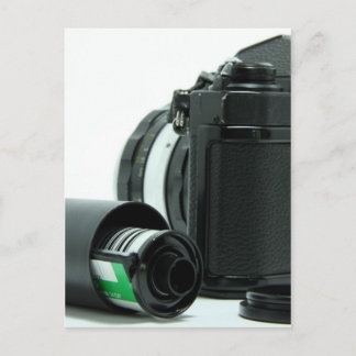 Kamera och film vykort