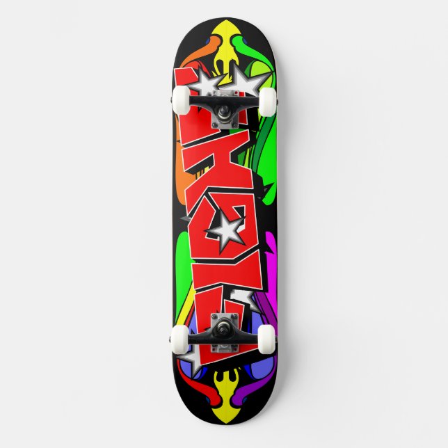 kamera skateboard bräda 19,5 cm (Framsida)