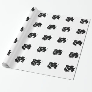 Kamera som slår in papper presentpapper