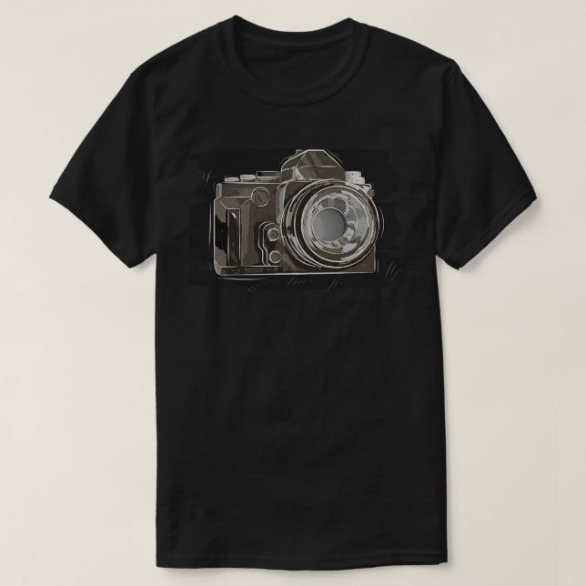 Kamera T Shirt (Design framsida)