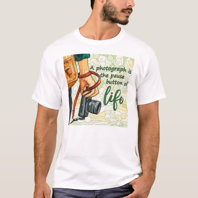 Kamera T Shirt (Framsida)