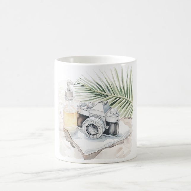 Kamera Tropiska blad Kaffemugg (Center)