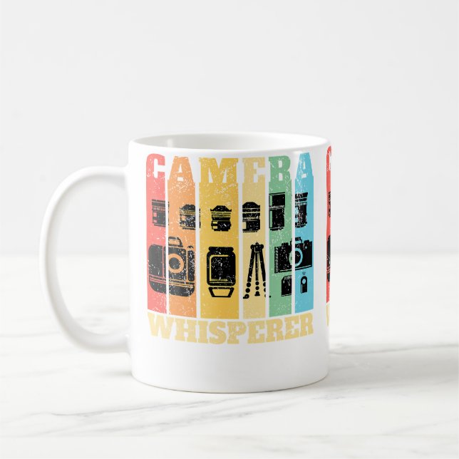 Kamera Viska Fotograf Fotografi Kaffemugg (Vänster)