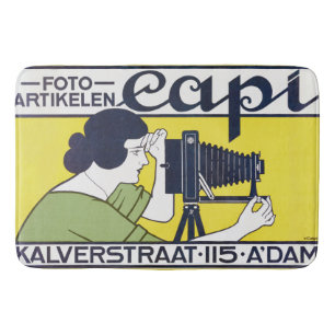 Kamera Woman, fotograf, Van Caspel Badrumsmatta