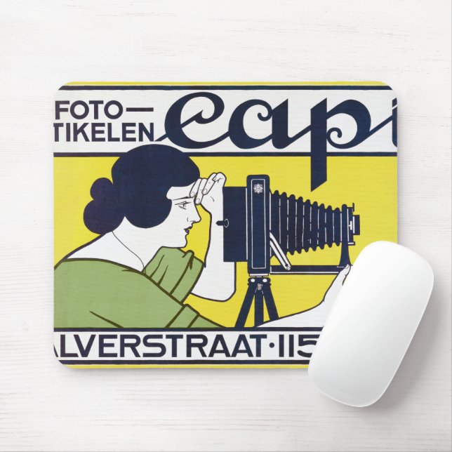 Kamera Woman, fotograf, Van Caspel Musmatta (Med mus)
