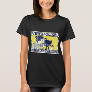 Kamera Woman, fotograf, Van Caspel T Shirt