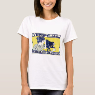 Kamera Woman, fotograf, Van Caspel T Shirt