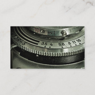 Kamerafoto vintage Stil Visitkort