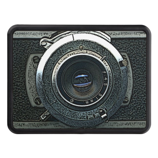 Kamerahaken täcker 2" mottagaren dragkroksskydd (Framsidan)