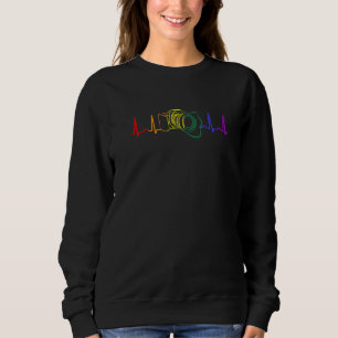 Kamerahjärtrytm Regnbågsfoto Lgbtq Photogr T Shirt