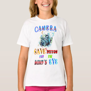 Kameraknapp för SPARA av minds Öga T Shirt