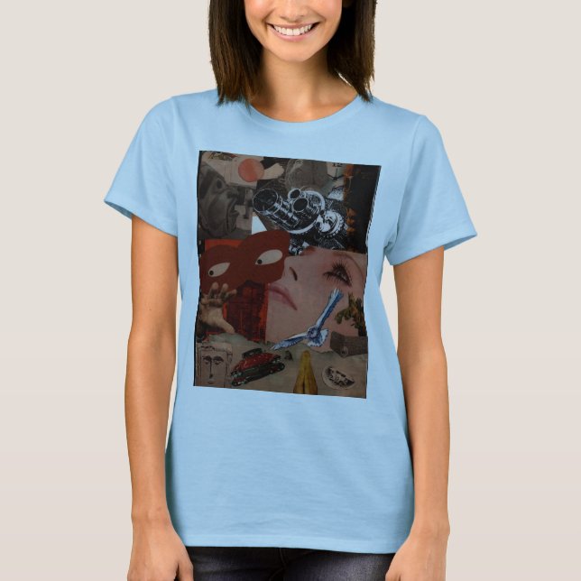 Kamerakollage t shirt (Framsida)