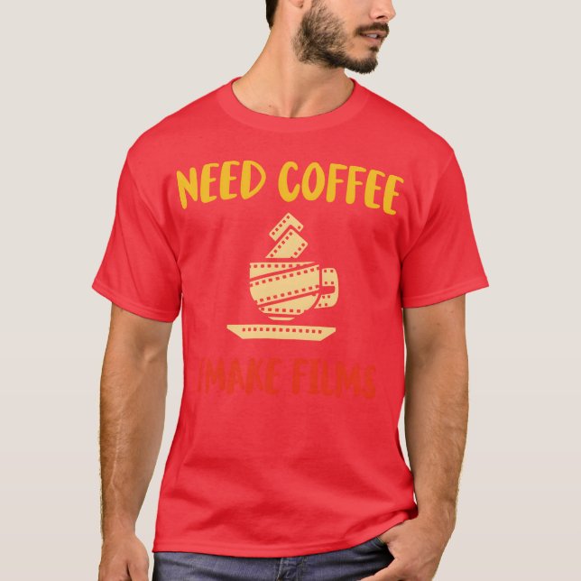 Kameraman citat retro t shirt (Framsida)