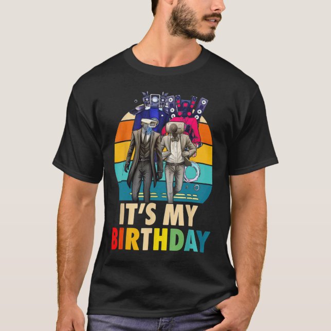 Kameraman Det är min födelsedag  T Shirt (Framsida)