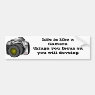 kameran liv är lik en Camerathings som du Bildekal