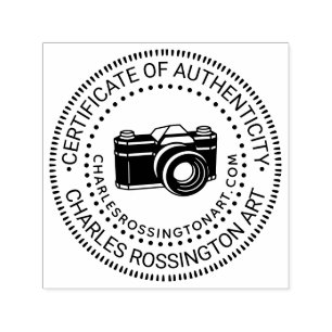 Kamerans #6-URL för "Autentiseringscertifikat" för Självfärgande Stämpel