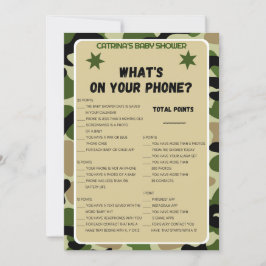 Kamerans babyvisningsprogram - Editable Namn, 5x7 Inbjudningar