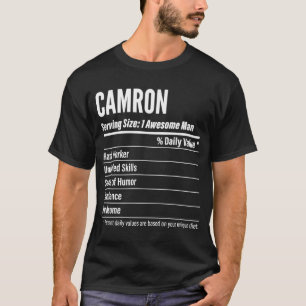 Kamerans näringsfenomen som betjänar Storleka kalo T Shirt