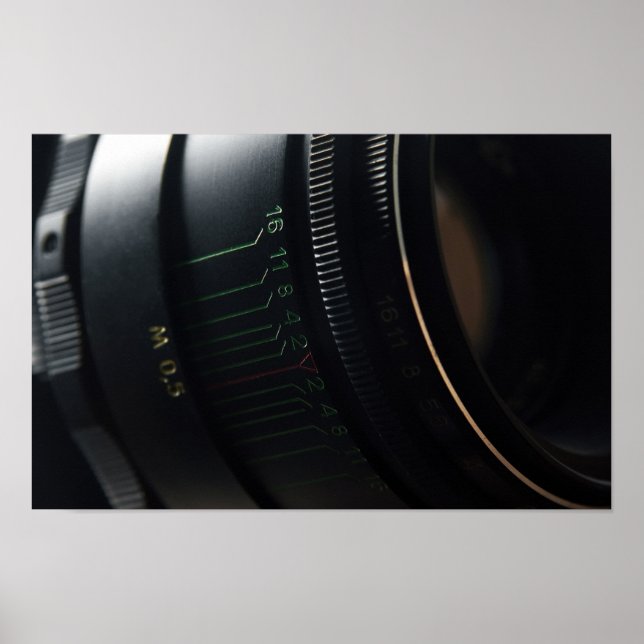 Kameraobjektiv Poster (Framsidan)