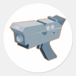 Kamerarskjuvrem för mobil hastighet runt klistermärke