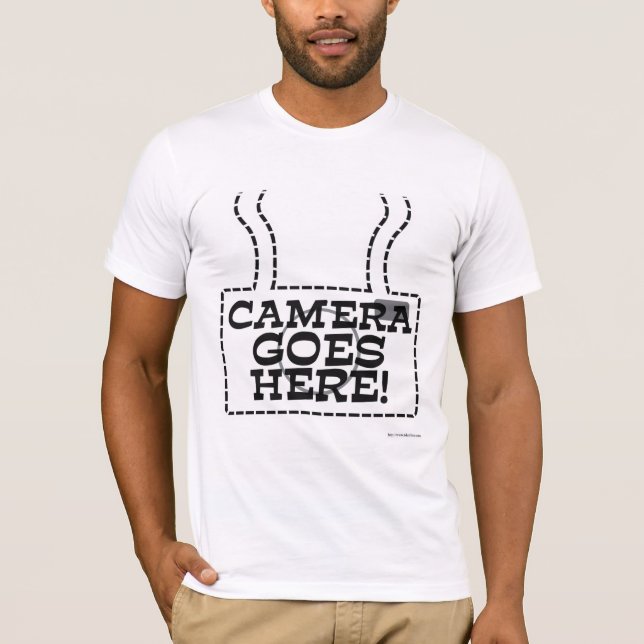 Kameraspotten! Tee Shirt (Framsida)