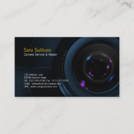 Kameratjänst och reparation av Affärskort kameraob Visitkort