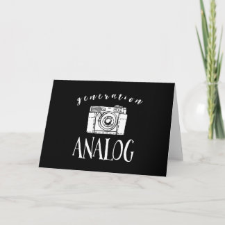 Kameravbildning för analog Vintage i generation Kort