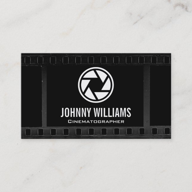 Kameravskärmningslins | Bakgrund för film Visitkort (Framsida)