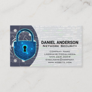 Kameror Logo Cybersäkerhetssköld Visitkort