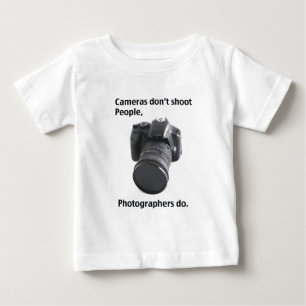 Kameror skjuter inte människor t-shirt