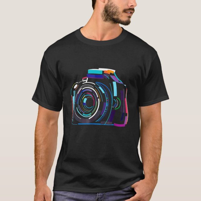 Kamerorna tar inte fotografier fotografer gör foto t shirt (Framsida)