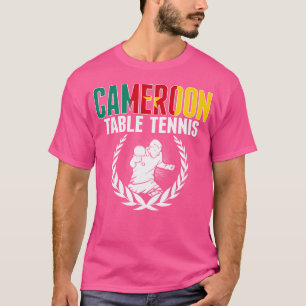 Kamerun Bord Tennis Älskare Jersey Cameroonic Pi T Shirt