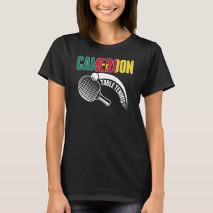 Kamerun Bord tennis Cameroonic Ping Pong Suppo T Shirt