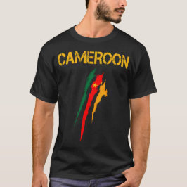Kamerun,Flagga av Kamerun,Kamerun-Flagga. T Shirt