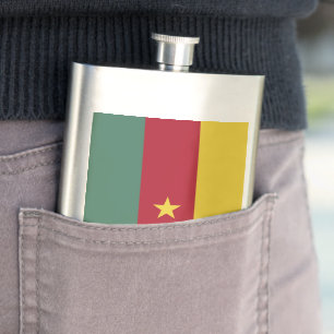 Kamerun flagga fickplunta