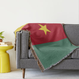 Kamerun flagga filt