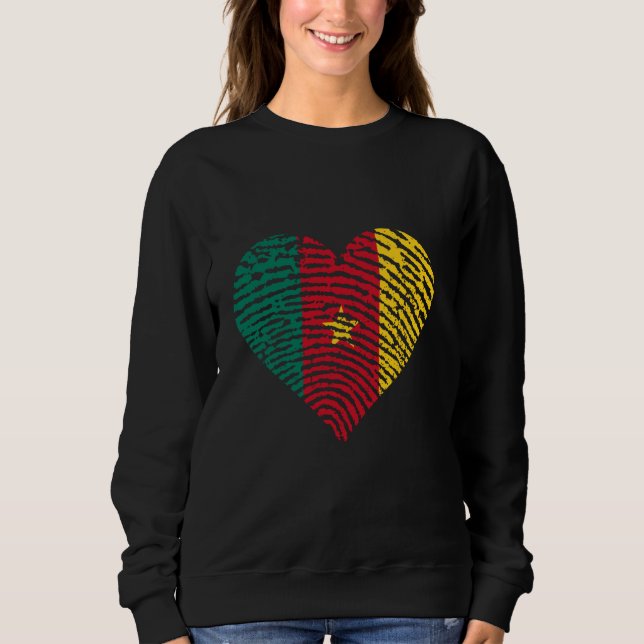 Kamerun Flagga Kameruns Pride Kameruns T Shirt (Framsida)