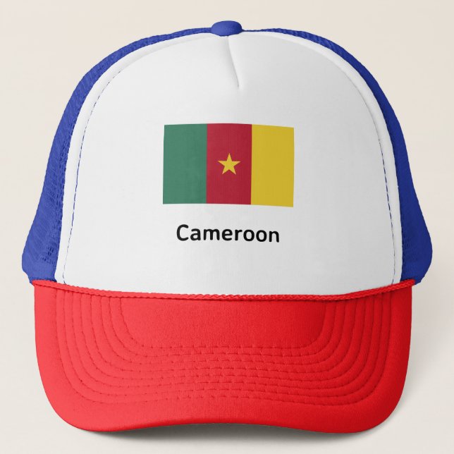 Kamerun Flagga Keps (Framsida)