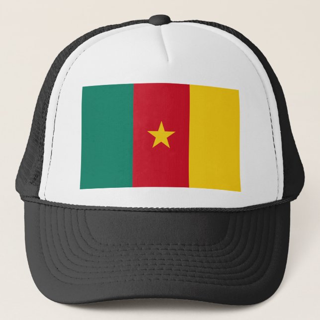 Kamerun Flagga Keps (Framsida)