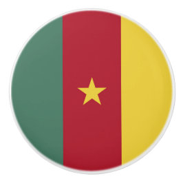 Kamerun flagga knopp