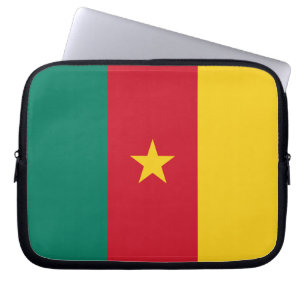 Kamerun Flagga Laptop sleeve