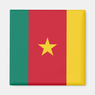 Kamerun-Flagga Magnet