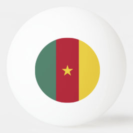 Kamerun flagga pingisboll