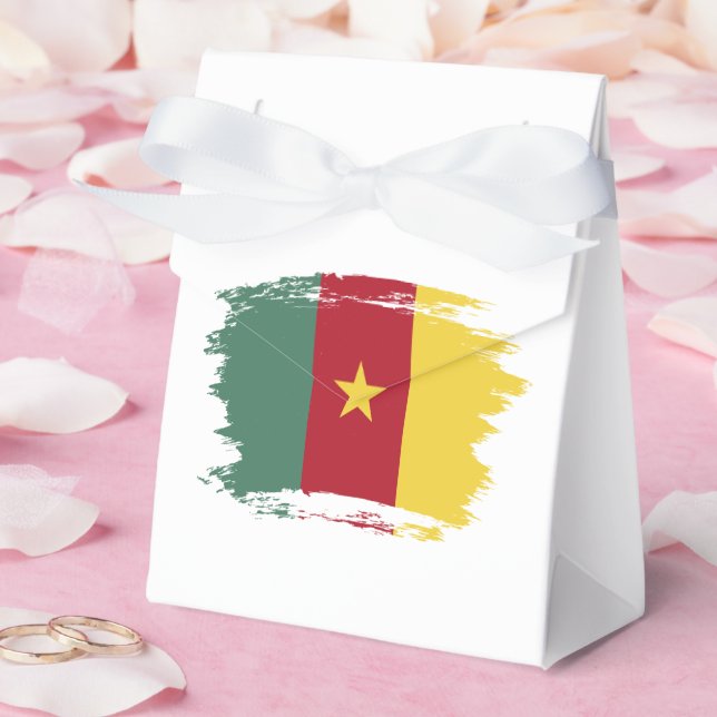 Kamerun flagga presentaskar (Bröllop)