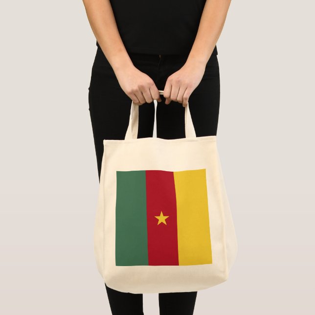Kamerun flagga tygkasse (Framsida (produkt))
