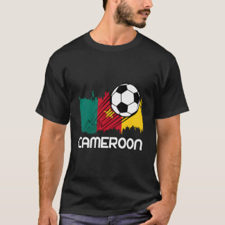 Kamerun Fotbollsfan T Shirt