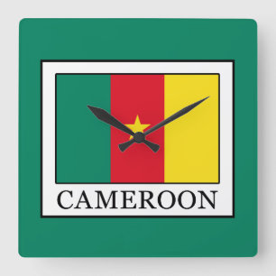 Kamerun Fyrkantig Klocka