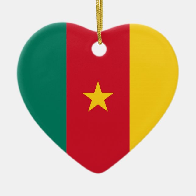 KAMERUN JULGRANSPRYDNAD KERAMIK (Framsidan)