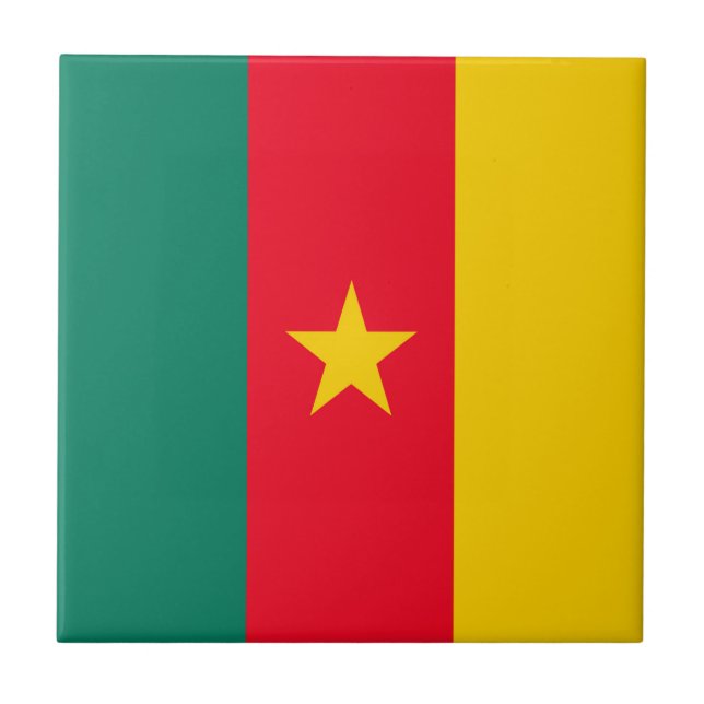 Kamerun Kakelplatta (Framsidan)
